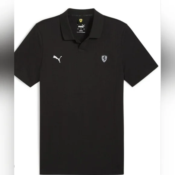 Size M - New Men's Puma F 1 Polo Ferrari - Black - Picture 2 of 13